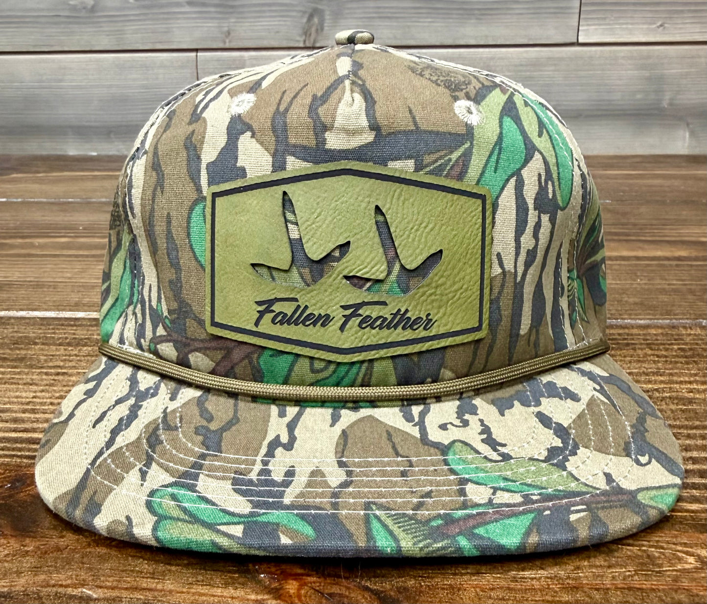 Mossy Oak Greenleaf Rope Hat, silhouette track