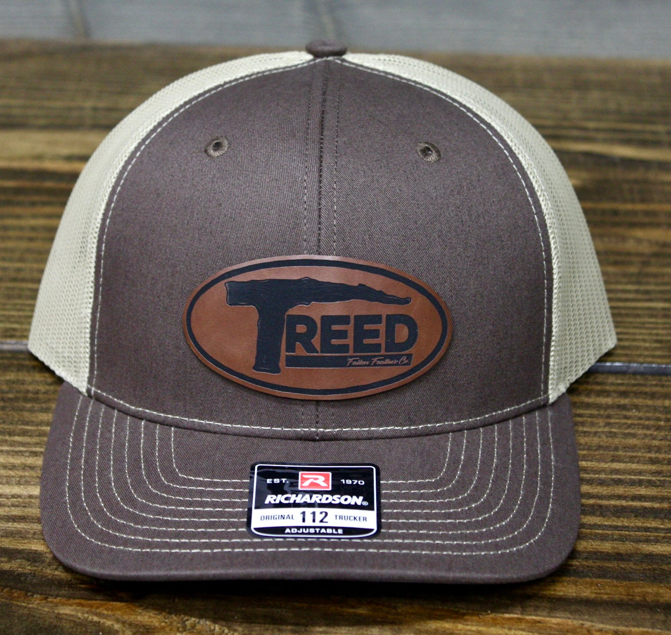 Brown/Leather Treed Patch 112