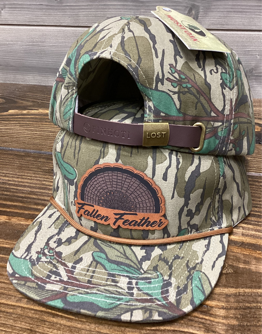 Mossy Oak Greenleaf x Pinhoti Leather Fan Patch