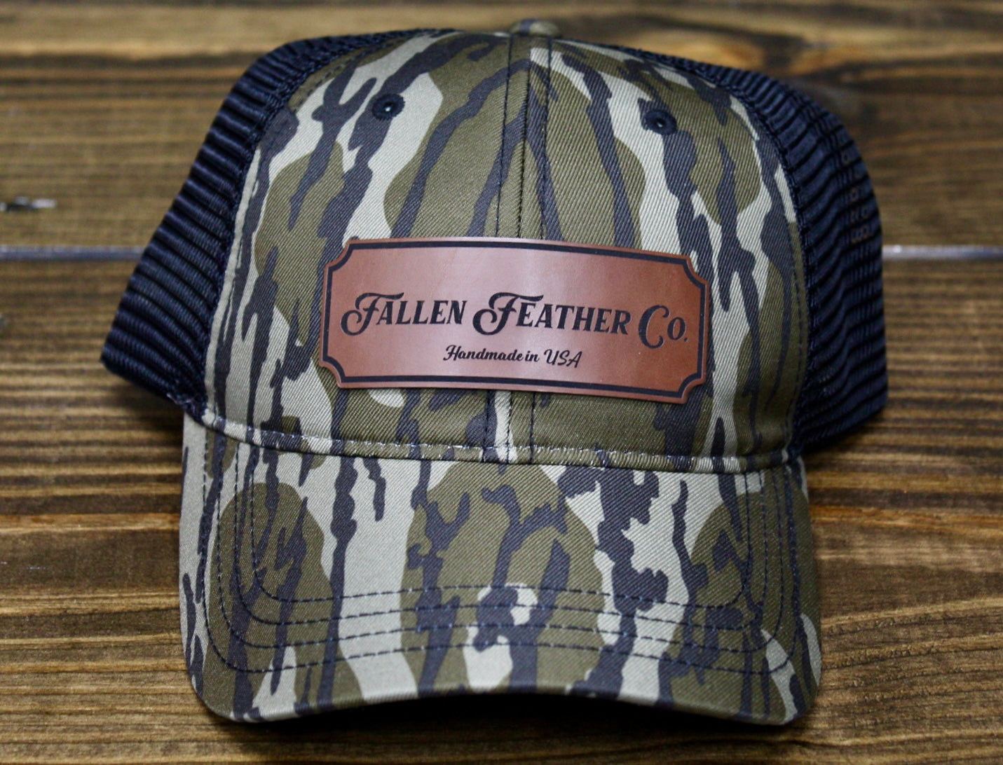 Bottomland/Leather Patch Richardson SnapBack