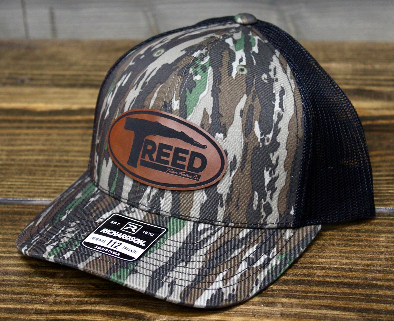 Realtree OG/Leather Treed Patch 112