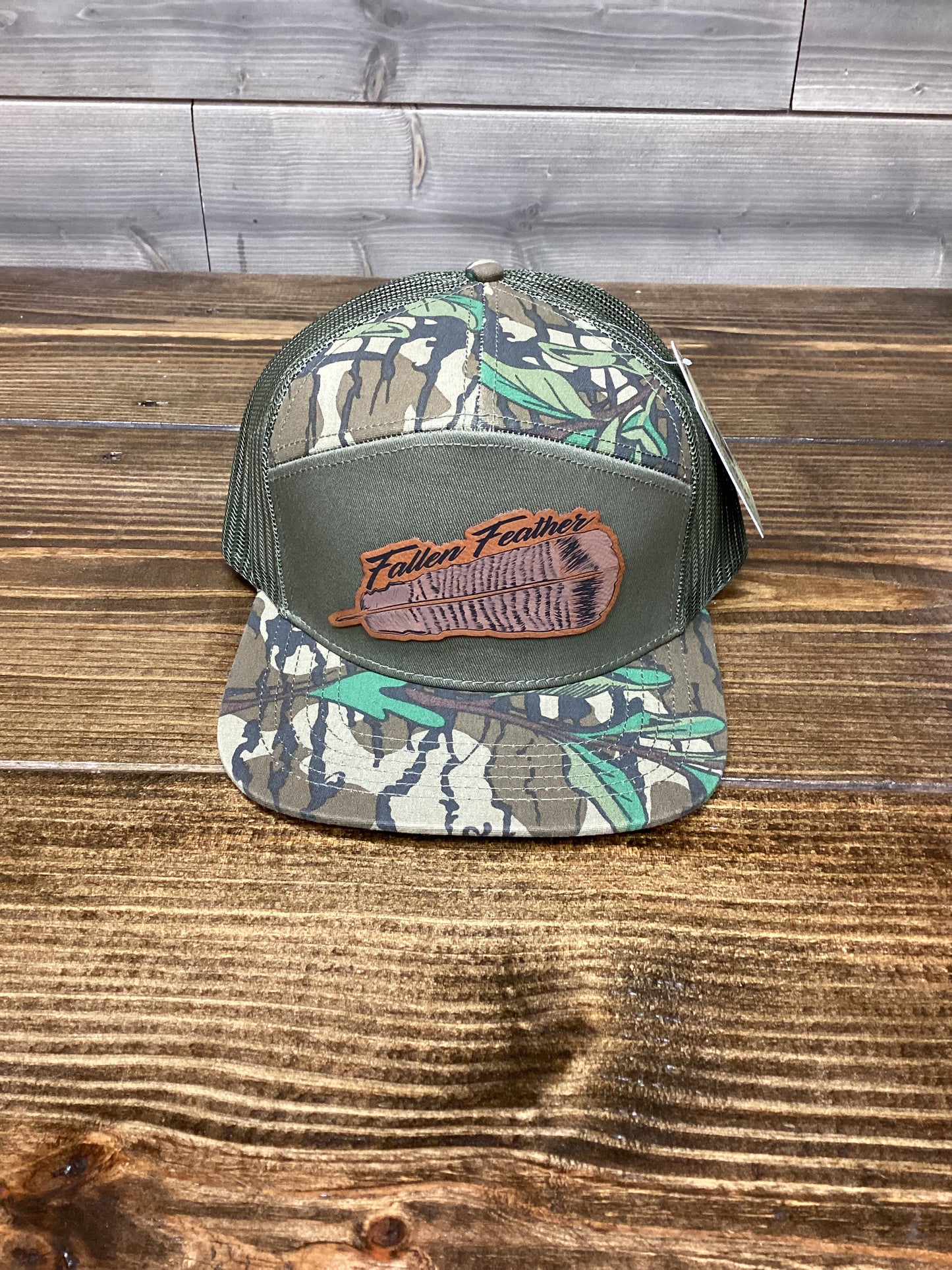 Mossy Oak Greenleaf 7panel Turkey Feather Patch