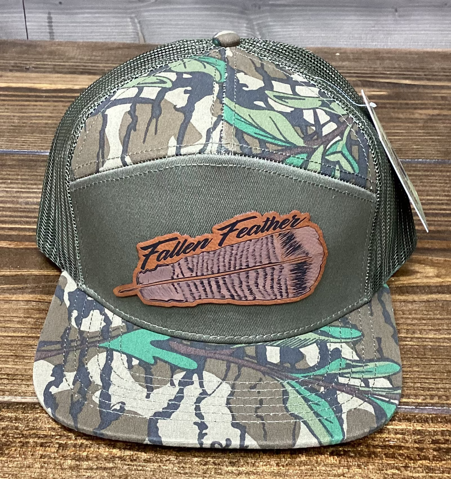 Mossy Oak Greenleaf 7panel Turkey Feather Patch