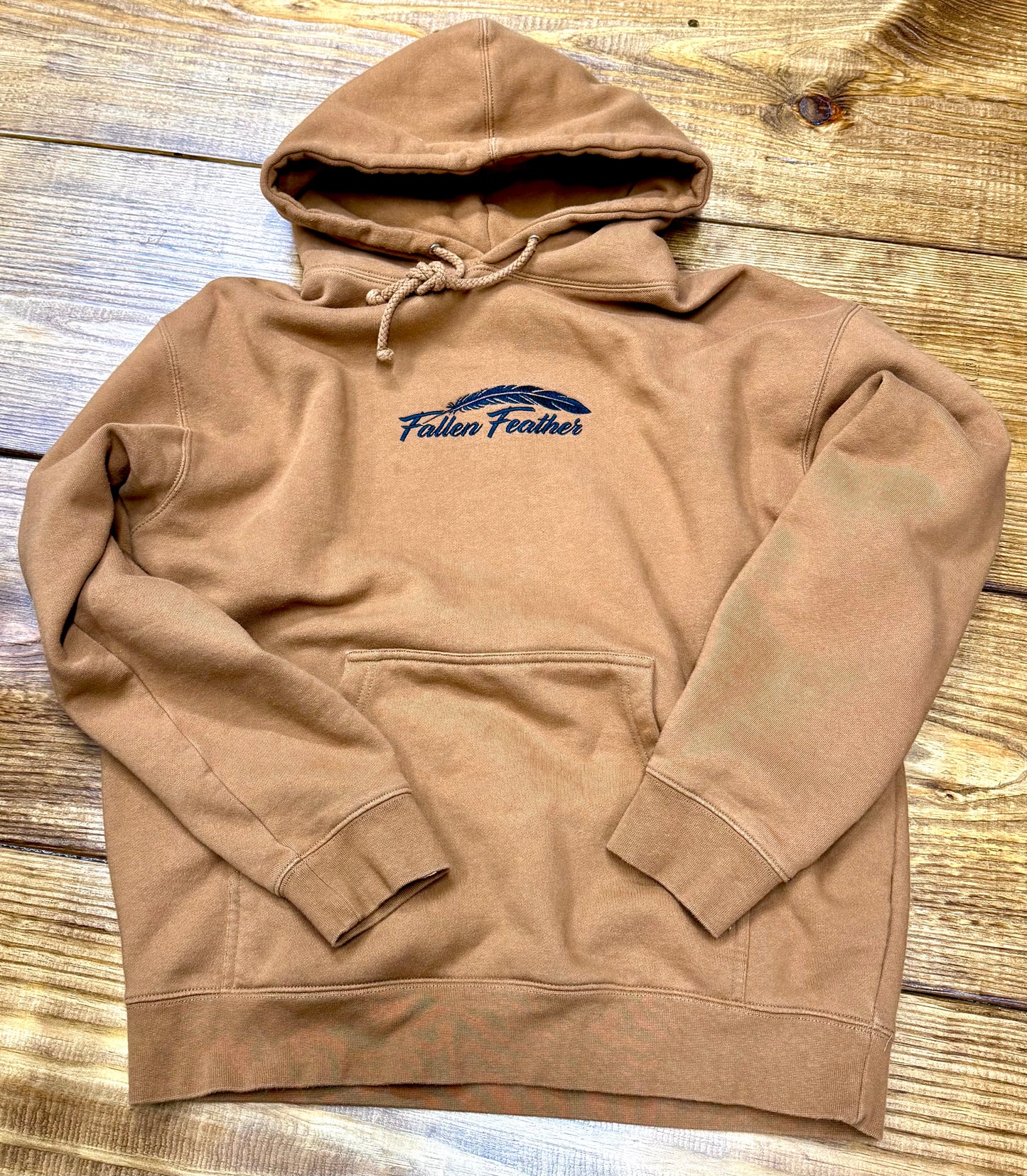 Fallen Feather Embroidered Logo Hoodie