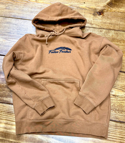 Fallen Feather Embroidered Logo Hoodie